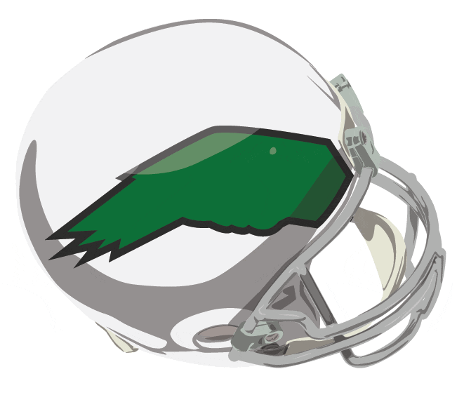 Philadelphia Eagles 1973 Helmet Logo iron on paper